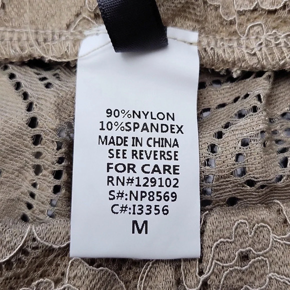 NWOT KTOO Wide Leg Lace Pants (Size M) - Picture 7 of 7